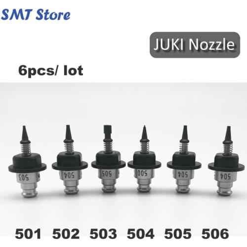 Free shipping 5pcs/set Standard JUKI Nozzle (502 503 504 505 506) 5 size, SMT Nozzle for SMT Pick and Place Machine Charmhigh