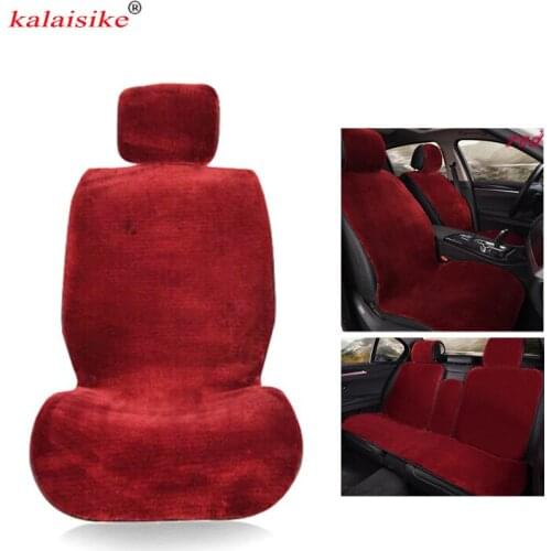 Kalaisike plush universal car seat covers for Geely Emgrand EC7 X7 FE1 car styling automobiles Interior accessories auto Cushion