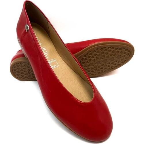 ZAPATISIMOS-women flat shoes comfortable leather manoletines merceditas ballet flats