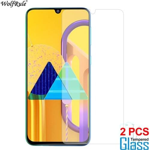 2Pcs Glass For Samsung Galaxy M30S Screen Protector Tempered Glass For Samsung Galaxy M30S Glass Protective Phone Film 6.4