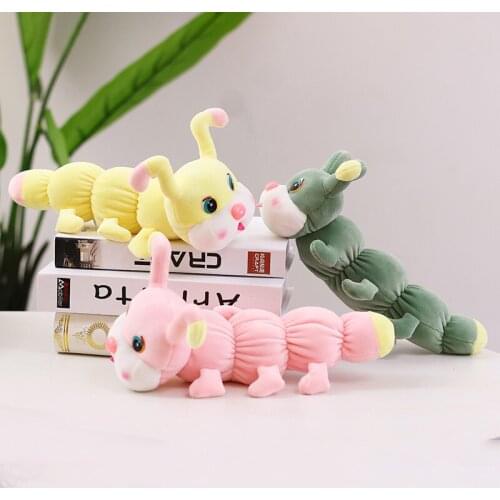 2020 Electric Caterpillar Plush Childrens Toy Soft Plush Electric Toy Doll Boy Girl Birthday Gift Christmas Gift Gift