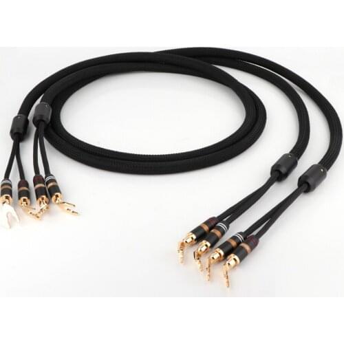 Monosaudio S801 Hifi Audio 5N OFC Speaker Cable, Audio Speaker Cable, Hi-End Speaker Wire, Audio and Video Wire