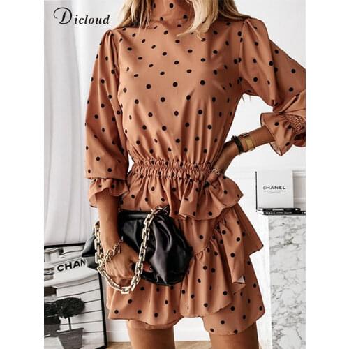 DICLOUD Long Sleeve Summer Dresses
