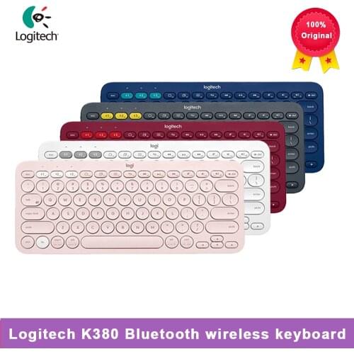 Logitech K380 multi-device Bluetooth wireless keyboard linemate multi-color Windows MacOS Android IOS Chrome OS universal