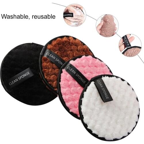 Lazy Water Cleansing Powder Puff Double - Sided Wash Sponge Cleansing Make - Up Removal Pads Make Up Cleansing Pads