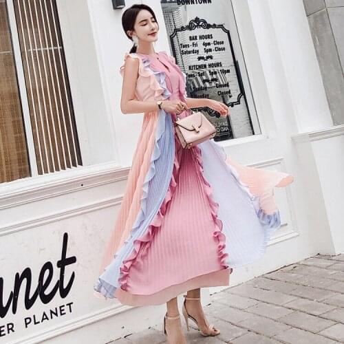 Olddnew Summer Chiffon Dresses