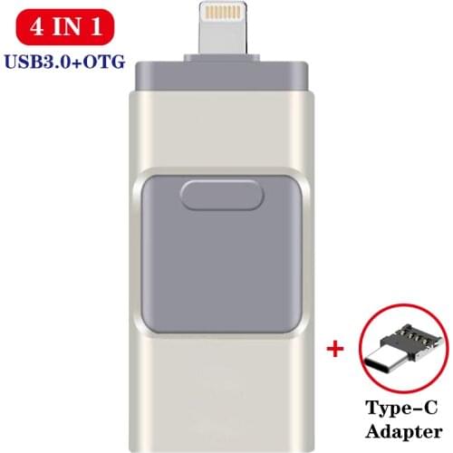 OTG USB 3.0 Flash Drive 16 32G 64G 128G 256G Memory Stick Pen Thumb For IOS iPhone iPad/PC Android For iphone X 8/7/6s/6s Plus/6