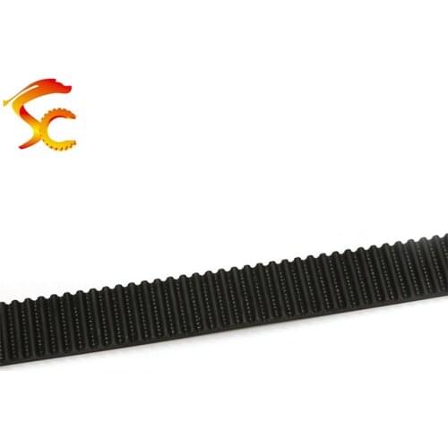 5Meters HTD 3M 15MM timing belt Width 15mm Polyurethane with steel Wire Color Black Open Belt for Laser Engraving CNC (3M-15MM)