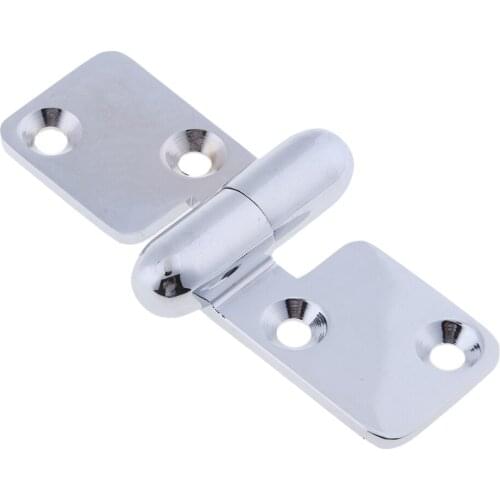 Silver Marine Deck Cabin Hardware 4 Holes 10 X 5 Cm Stainless Boat Hinge