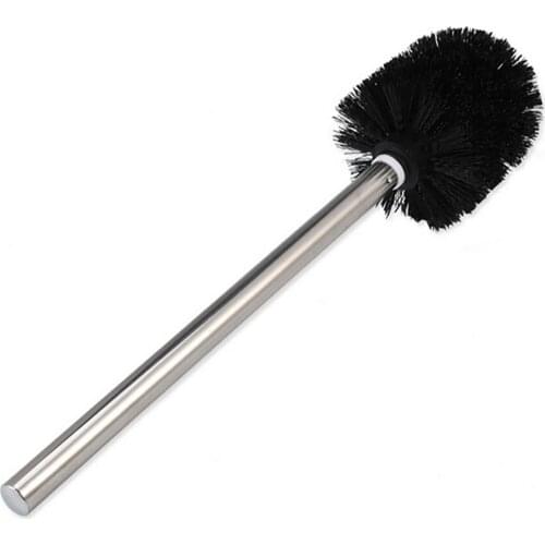 Durable Stainless Steel Toilet Brush Plunger Bathroom Toilet Bowl Dredge Ball Brush Rotatable Cleaning Plunger WC Accessory