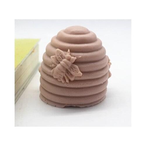 Silicone candle mold 3D Beehive shape handmade soap mold Chocolate Fondant cake mould Baking mold DIY tools