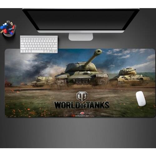 Super Cool World Of Tanks Mouse Pad Full Ahead Large Pad To Mouse Computer Mousepad High Quality Gaming Mouse Mats Best Gifts