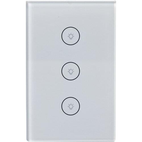 Smart home wifi switch light switche US standard wifi touch wall switch work with alexa Google Home compatible IFTTT support