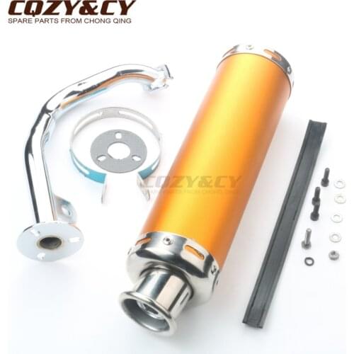 Scooter high performance exhaust pipe for Aprilia Scarabeo Sonic 50 Gulliver 50 Rally SR 50cc WWW AC 2 stroke
