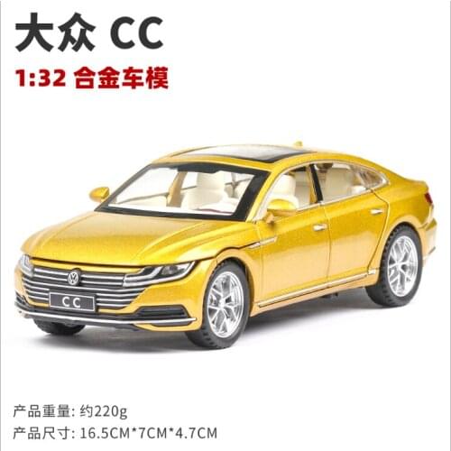 1: 32 Simulation CC Alloy Car Model With Sound And Light Door Opening For Children And Boys Birthday Christmas And New Year Gift