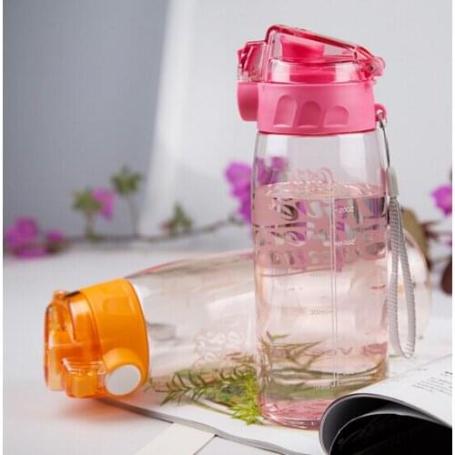 1PC 450ml Water Bottle Cartoon Leakproof My Bottles Sports Drinkware Top Quality Tour hiking Portable Climbing EJA 0006