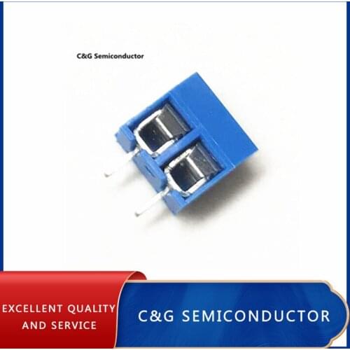 10PCS KF301-2P 5.08mm KF301 2 Pin Blue Connect Terminal Screw Terminal Connector Splice connector