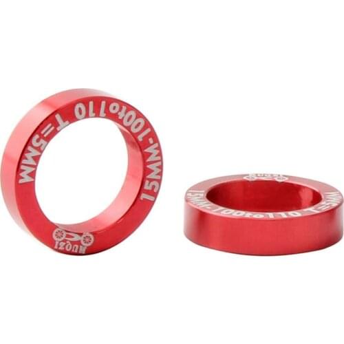 2Pcs/Set 3mm/5mm Alloy Aluminum Bicycle Hubs Spacer Riser Pad Ring Stem Gasket Bike Front Stem Fork Washer Bike Repair Tools