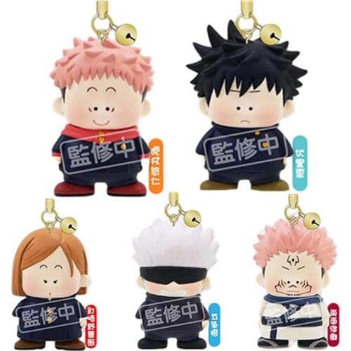 3.5-4.3cm 5pcs/LOT 2021 In stock Japanese original anime figure Jujutsu Kaisen action figure collectible model toys for boys