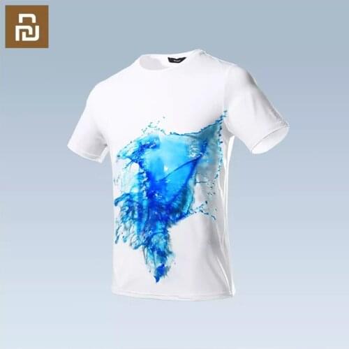 5 xiaomi youpin super hydrophobic anti-fouling short-sleeved T-shirts mens summer short-sleeved high-quality