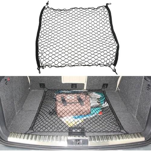 Trunk Luggage Cargo Net Car Mesh Storage Organizer 4 Hooks Car Stowing Tidying For Toyota Corolla RAV4 Prius Yaris Verso Passo