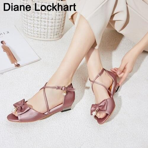 Summer Shoes Women Sandals Fashion Sweet Casual Low Heels Peep Toe Shoes Junior high school students Flats Girl Sandalias