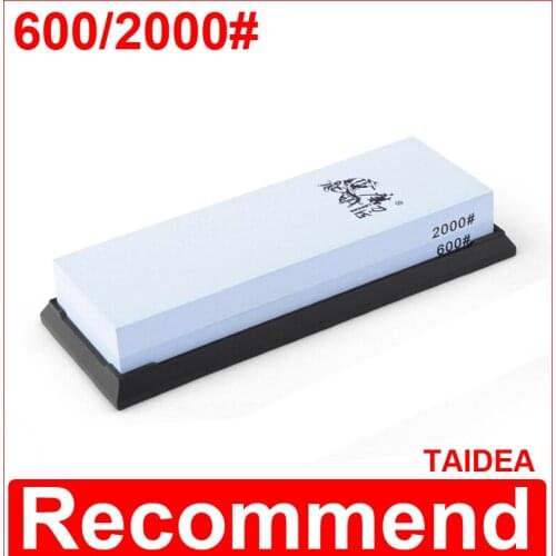 TAIDEA Double-side sharpening stone professional whetstone 600 2000#grit knife shrpener sharpening system Grinding Stone Tools