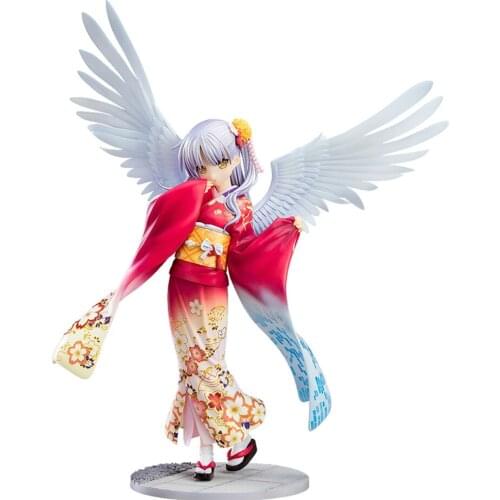 Angel Beats Tachibana 19cm Kanade kimono sexy girl figure Kimono Statue PVC action Figure Adult Collection Model Toys Doll Gift