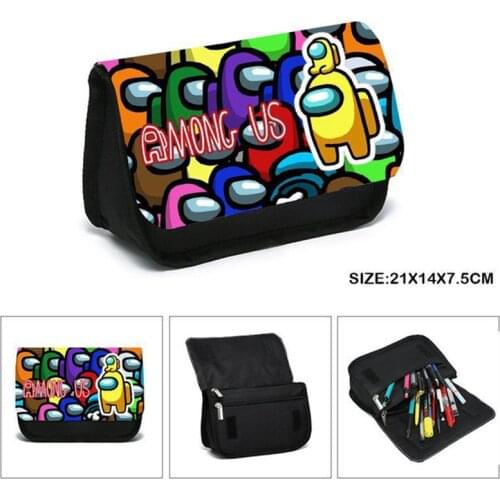Functionary Game Among Us Pencil Case Kids Boys Cartoon Pen Bag Students Pencil Box Stationery Storage Bag Girls Christmas gifts