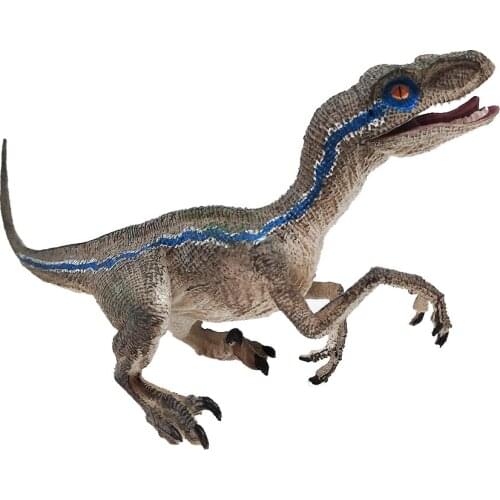 Blue Velociraptor Dinosaur Toy Action Figure Animal Model Toy Collector Children Early Education Toy Kids Animal Collection Toys