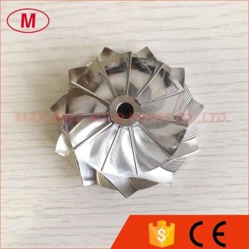 K26 50.33/72.60mm 7+7 blades Turbo milling/aluminum 2618/billet compressor wheel for 5326-970-0001 M57