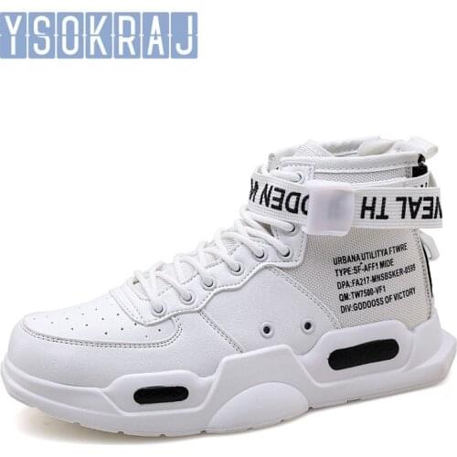 YSOKRAJ Walking Shoes Men Casual Shoes Brand Men High Top Outdoor Sneakers for Men Leisure Shoes Non-slip Zapatillas Hombre