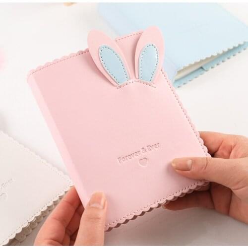 Los Fick 64 Pockets Polaroid Photo Album For 3-inch Photos Polaroid Film Cute Bunny Album For Polaroid Fujifilm Instax Mini 9 8