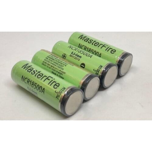 MasterFire 20pcs/lot Original 3.6V NCR18500A 2000mah Lithium Battery Rechargeable Protected Batteries with PCB For Panasonic