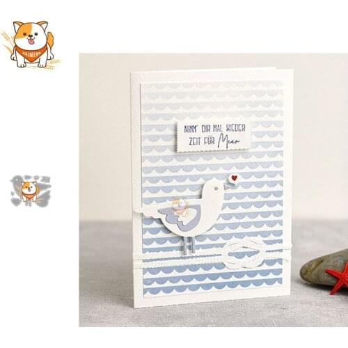 Seagull Bird Metal Cutting Dies Mold Knife Scrapbooking Stencil DIY Embossing Craft Die Cuts Card Making New Dies For 2020