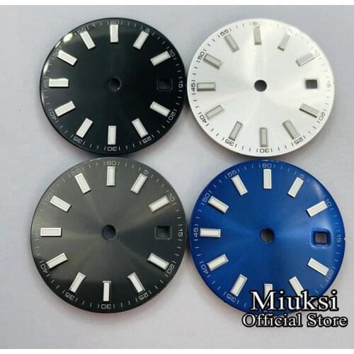 Miuksi 29mm sterile dial fit ETA 2836 Mingzhu DG2813/3804 Miyota 8205/8215/821A/82 series movement