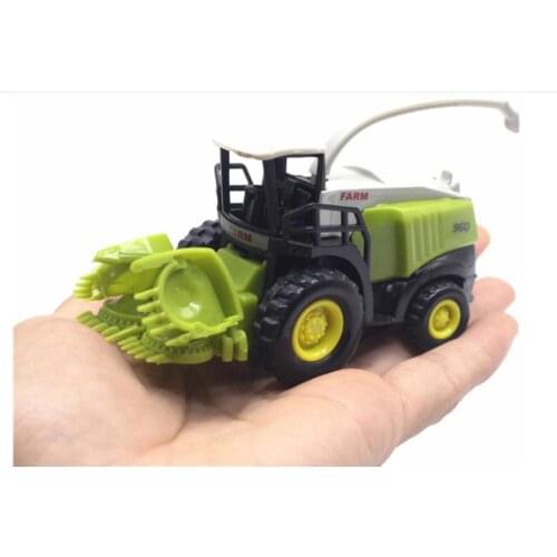 1:55 alloy farmer harvester model,high simulation childrens farmer car toy,sliding function car model,free shipping