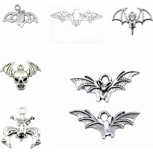 Wecharms bulk charms for jewelry making kit pendant diy jewelry accessories Bat Charms