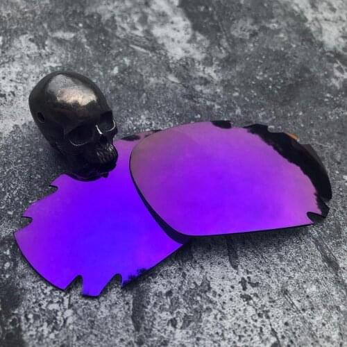 Firtox True Polarized Enhanced Replacement Lenses for-Oakley Jawbone Vented Sunglass (Lens Only)-Purple Mirror