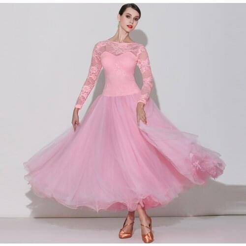 Standard ballroom dress woman ballroom dance competition dresses waltz dance dress swing dance costume women dance wear lace