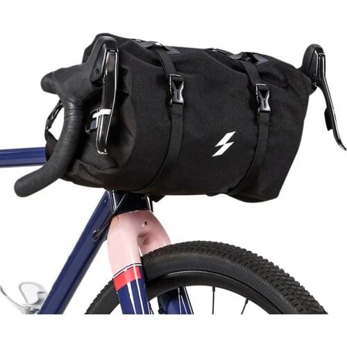 Bicycle Basket Handlebar Bag for Mountain Bike Outdoor Cycling Front frame bag black Handlebar Basket Pack Front Frame