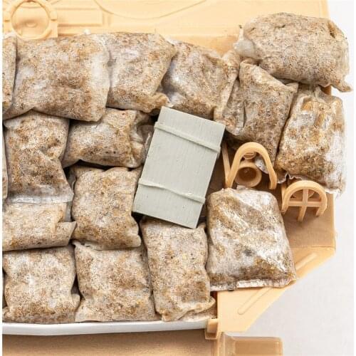 High Simulation Sandbags Model Combination Sandbags for 1/35 Scale Model Scenario DIY Accessories