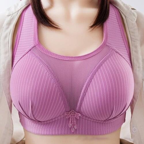 Women Thin No Steel Ring Underwear Bras Comfortable Gathered Hollow Breathable Bra Tops Female Solid Shockproof Push Up Bras
