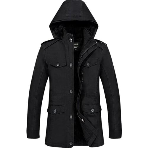 Winter Jacket Men Casual Cotton Thick Warm Coat Mens Outwear Parka Plus size 6XL Coats Windbreak Snow Military Jackets