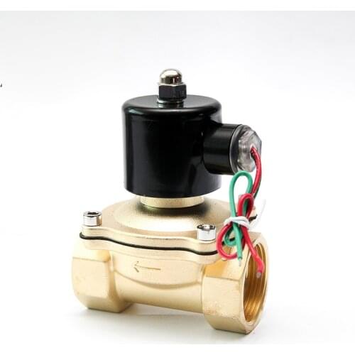 1" Solenoid Valve 230V Normally Closed Brass 220V 12V 24V 110V Solenoid Valve