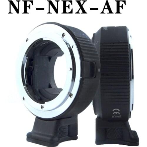 NF-NEX Lens Adapter Tripod Mount Aperture Ring for Nikon F AF-S AI G Lens to Sony E Camera A9 A7M3 A7 III A7RII A6500 A6400