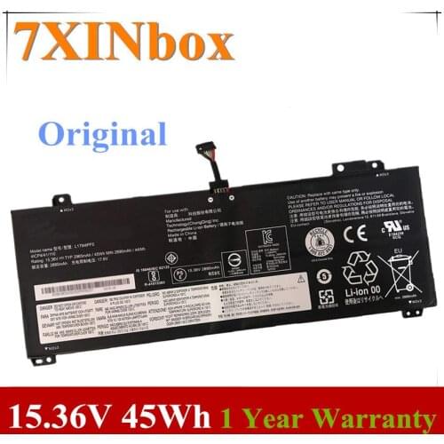 7XINbox 15.36V 45Wh 2965mAh Original L17M4PF0 L17C4PF0 Laptop Battery for Lenovo IdeaPad S530 Series 4ICP4/41/110