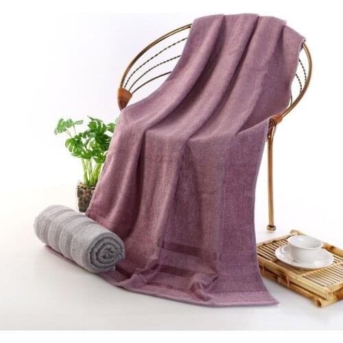 Bamboo Fiber Bath Towel Mens Neutral Dark Double Band Bath Towel Covers Adult Beach Towel Bath Towels for Adults Quick-Dry