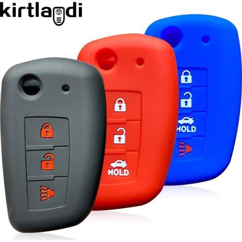 Kirtlandi Remote Key Case Holder Cover for Nissan Kicks Qashqai J11 Cefiro A32 Versa Sentra Horn Altima Lannia Fob Car Key Cover