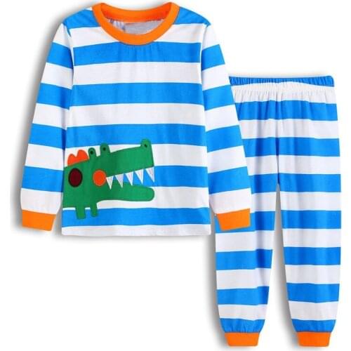Children Pijama Pyjamas Boy Cartoon Pajamas Set For Girl Long Sleeve Pajama Kids Children Sleepwear Clothes At Home Nightgown